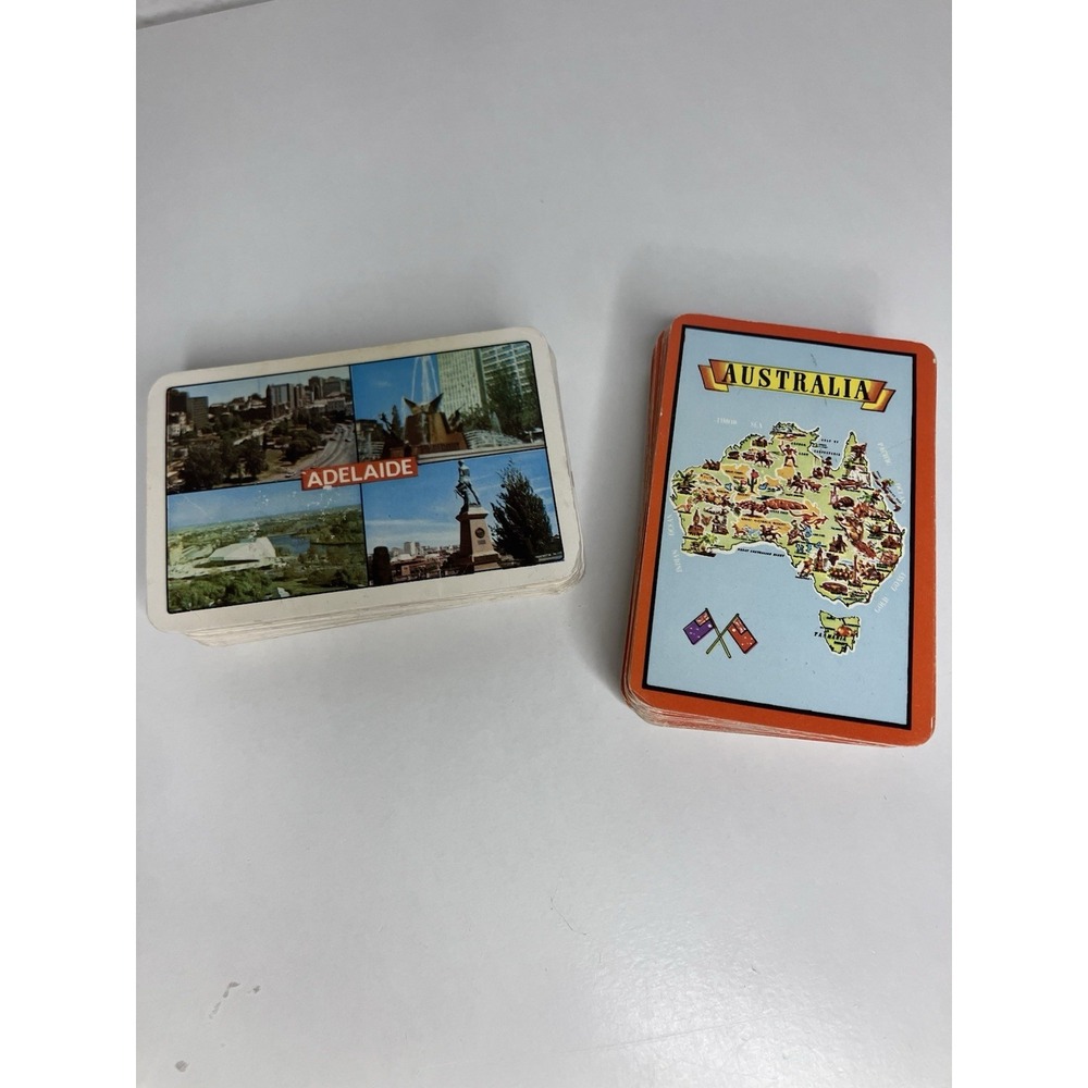 Vintage Australia Playing Cards Two Full Decks No Box